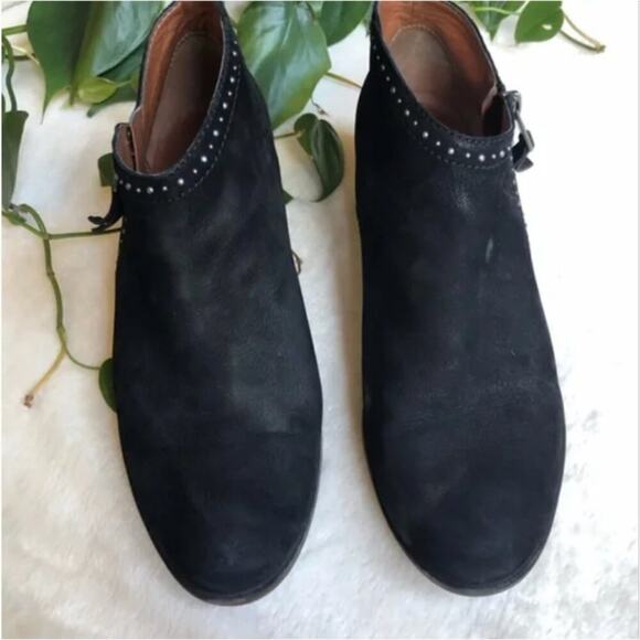 Lucky Brand Benne Studded Black Booties - Picture 6 of 8